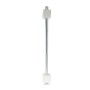 LMT 5" x 48" Schedule 40 Galvanized Steel Rook Fence Post Mount w/ Rooks & Hardware - LMT 1784