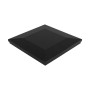 5 1/2" x 5 1/2" Sq. Ornamental Vinyl Post Cap - 1799BLK - Black