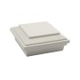 4 1/2" x 4 1/2" Sq. Trex® Classic White Vinyl Flat Top New England Post Cap For Trex® Posts - LMT-1814