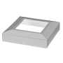 3" Square Post Skirt - For Aluminum (Textured White)