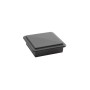 LMT 3 5/8" x 3 5/8" Sq. Suffield Vinyl Post Cap (For 4" x 4" Wood Post) Black Matte - 1904BLKMATTE