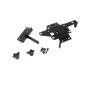 Stainless Steel Dual-Sided Lockable Vinyl Fence Gate Latch (Black) - 38308NUA-SS