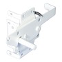 LMT 3-1/2" x 1-3/4" Reversible, Lockable, Dual-Sided Entry Stainless Steel Commercial Latches For Vinyl Fence Gates (Pair) White - 4001-WHITE