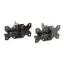 LMT 3" x 3" Self-Closing, Residential Hinge For Vinyl Fence Gates (Pair) Black - 4100-BLACK
