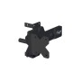 LMT 3" x 1 1/4" Premium Self-Closing Reversible, Lockable Stainless Steel Latch For Vinyl Fence Gates (Pair) Black - 4108-BLACK