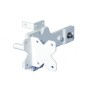 LMT 3" x 1 1/4" Premium Self-Closing Reversible, Lockable Stainless Steel Latch For Vinyl Fence Gates (Pair) White - 4108-WHITE