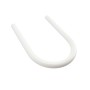 LMT Americans with Disabilities Act (ADA) Compliant Heavy Duty Vinyl 18" x 12" x 18" Handicap 180-Degree Return Loop Handrails (IBC/IRC) (White) - 6005-WHITE