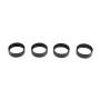 LMT Americans with Disabilities Act (ADA) Compliant Molded Rail Joint Rings (4 Pack) (Black) - 6009-BLACK