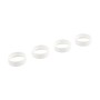 LMT Americans with Disabilities Act (ADA) Compliant Molded Rail Joint Rings (4 Pack) (White) - 6009-WHITE