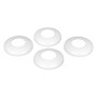 LMT 4 - Pack of ADA-Compliant Molded Wall Return Bracket Cover Plates (White) - 6011-WHITE