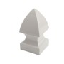 5" x 5" Sq. Gothic Vinyl Post Cap - White LMT 1312-W