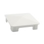 5" x 5" Sq Flat Internal Vinyl Post Cap (White) - Bufftech 70417