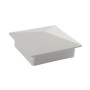 5" x 5" Sq Flat External Vinyl Post Cap (White) - Bufftech 70418