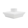 Post Cap Adapter Cap 5" To 3" for Vinyl Fence and Railing (White)
