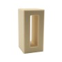 Vinyl Fence Concealed Gate Block for Rail Support (Gate Socket)  | 1.5" x 5.5" x 5"