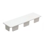 LMT 1 1/2" x 5 1/2" (1.320" x 5.290" Inside Dimension) Internal Vinyl End Cap for Vinyl Fence Rails (Khaki) - EC-1555-KHAKI