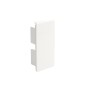 LMT 1 3/4" x 3 1/2" Internal Vinyl End Cap for Vinyl Fence Rails (White) - EC-1735-WHITE
