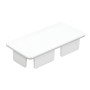 LMT 1 3/4" x 3 1/2" Internal Vinyl End Cap for Vinyl Fence Posts (Almond) - EC-1735-ALMOND