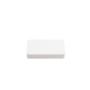 LMT 1 3/4" x 3 1/2" (1.745" x 3.495" OD) External Vinyl End Cap for Vinyl Fence Rails (Almond) - EEC-1735-ALMOND