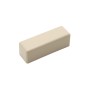 LMT 7/8" x 3" External Vinyl End Cap for Vinyl Fence Rails (Almond) - EEC-783-ALMOND