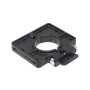 4" x 4" Heavy-Duty EZ Set Vinyl Fence Post Mounting Bracket and Post Stiffener Pair For 1 5/8" (1 5/8" OD) Round Posts | Pair