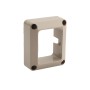 LMT FW37170-KHAKI 2 1/8" x 2 5/8" Flat Rail Bracket For Vinyl Railing (Tall) - Khaki