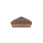 4" x 4" Haven Style Vinyl Post Cap - Antique Gold