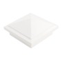 4" X 4" Haven Style Vinyl Post Cap for Vinyl Fence and Railing (Beige)