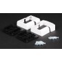 LMT 1522-ALMOND T-Rail Covered Bracket Kit For Vinyl Railing (3 Piece) - Almond