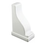 LMT 2" x 3 1/2" External Pergola Vinyl End Cap for Vinyl Fence Posts (Almond) - A-235P-ALMOND