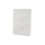 LMT M-28CA-WHITE Eclipse 8" Column Bracket Vinyl Adapter For Vinyl Railing - White