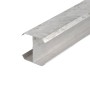 Aluminum Line Post Stiffener - 5" x 5" H Type (108" Height) Insert For Vinyl Fence Posts