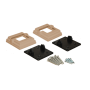 2pc 3" x 2" Contour Stair Bracket Kit - (Almond)
