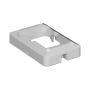 Top Sculpted Rail Bracket (White)