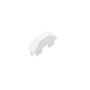 LMT 7/8" x 3" (0.700" x 2.850" ID) Dog Ear Vinyl Picket Cap for Vinyl Fence Posts (White) - P-78D-W