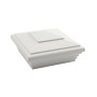 5" x 5" Classic New England Vinyl Post Cap (White) - LMT S-55NE-W