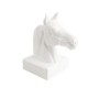 LMT S-55SHW 5" x 5" Stallion Horse Head Vinyl Post Cap - White