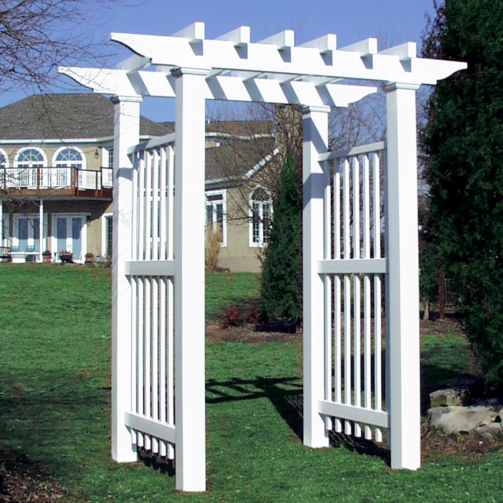 outdoor vinyl pergola